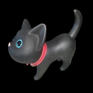 BLACK Plastic KAT Banker by SEMK Design - Piggy Bank/ Money Box /Rare Toy